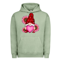 Valentine's Day With Sunflowers Gnomes Urban Hoodie | Teevron