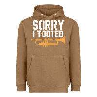 Toasted Coconut sorry i tooted funny trumpet player pun gift sarcastic humor quote Heavyweight Hoodie - linhVisuals