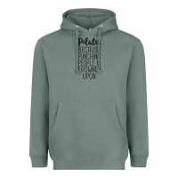 Sage pilates because punching people is frowned upon t shirt Heavyweight Hoodie - linhVisuals