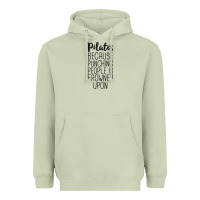 Matcha pilates because punching people is frowned upon t shirt Heavyweight Hoodie - linhVisuals