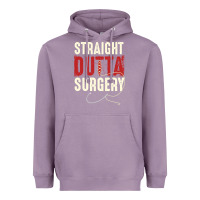 Lavender straight outta surgery funny get well soon gifts post surgery supporti Heavyweight Hoodie - linhVisuals