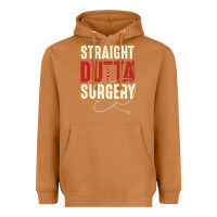 Meerkat straight outta surgery funny get well soon gifts post surgery supporti Heavyweight Hoodie - linhVisuals