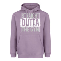 Lavender straight outta the gym Heavyweight Hoodie - linhVisuals