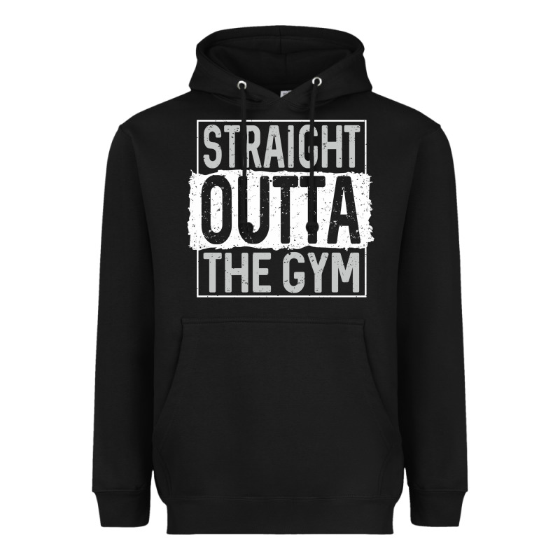 Straight Outta The Gym Heavyweight Hoodie by linhVisuals | Teevron