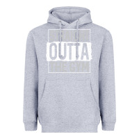 Heather Grey straight outta the gym Heavyweight Hoodie - linhVisuals