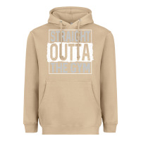 Mushroom straight outta the gym Heavyweight Hoodie - linhVisuals