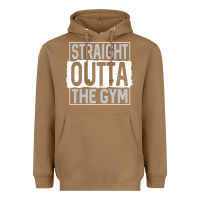Toasted Coconut straight outta the gym Heavyweight Hoodie - linhVisuals