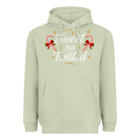 Matcha sweet but twisted candy cane christmas humor funny and cute gifts for Heavyweight Hoodie - linhVisuals