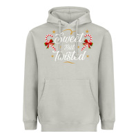 Moon Dust sweet but twisted candy cane christmas humor funny and cute gifts for Heavyweight Hoodie - linhVisuals