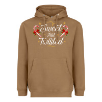 Toasted Coconut sweet but twisted candy cane christmas humor funny and cute gifts for Heavyweight Hoodie - linhVisuals