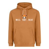 Meerkat that's neat whiskey funny saying Heavyweight Hoodie - linhVisuals