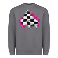 Storm race flag glitter patch Heavyweight Sweatshirt - AdoDesignShop