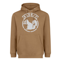 Toasted Coconut Secret Squirrel Heavyweight Hoodie - linhVisuals