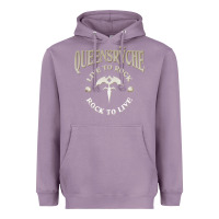 Lavender ‘Qüëënsrÿche Live To ock Heavyweight Hoodie - linhVisuals