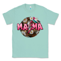 Seafoam Mama lightning bolt Mother's Day Classic Tee - CowGirlArtShop