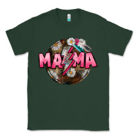 Sports Green Mama lightning bolt Mother's Day Classic Tee - CowGirlArtShop