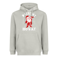 Moon Dust where my ho's at funny santa christmas pun naughty xmas humor gift Heavyweight Hoodie - linhVisuals