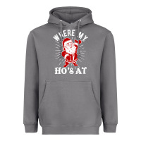 Storm where my ho's at funny santa christmas pun naughty xmas humor gift Heavyweight Hoodie - linhVisuals