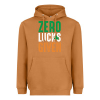 Meerkat zero lucks given funny st patricks day joke quote lucky shamrock irela Heavyweight Hoodie - linhVisuals