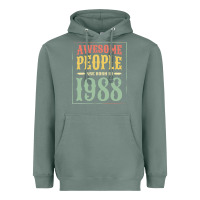 Sage vintage 1988 awesome people are born in 1988 31st birthday gift for me Heavyweight Hoodie - linhVisuals