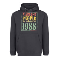 Smoke vintage 1988 awesome people are born in 1988 31st birthday gift for me Heavyweight Hoodie - linhVisuals