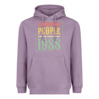 Lavender vintage 1988 awesome people are born in 1988 31st birthday gift for me Heavyweight Hoodie - linhVisuals