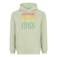 Matcha vintage 1988 awesome people are born in 1988 31st birthday gift for me Heavyweight Hoodie - linhVisuals