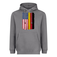 Storm united states with germany flag mix us and german country flags Heavyweight Hoodie - linhVisuals
