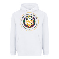 White carnegie mellon, university Heavyweight Hoodie - linhVisuals