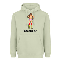 Matcha savage af Heavyweight Hoodie - linhVisuals
