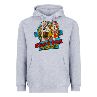 Heather Grey chip and dale anime character Heavyweight Hoodie - linhVisuals
