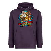 Plum chip and dale anime character Heavyweight Hoodie - linhVisuals