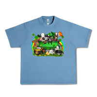 Pebble Blue St. Patrick's Day farm animal truck Urban Heavy Tee - FaDigitalArtStudio