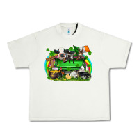 Pistachio St. Patrick's Day farm animal truck Urban Heavy Tee - FaDigitalArtStudio