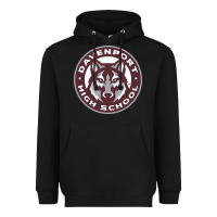 Black davenport high school, davenport Heavyweight Hoodie - linhVisuals