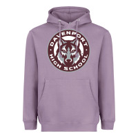 Lavender davenport high school, davenport Heavyweight Hoodie - linhVisuals