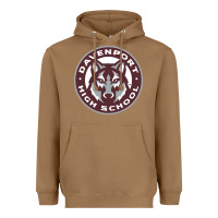 Toasted Coconut davenport high school, davenport Heavyweight Hoodie - linhVisuals