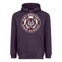 Plum davenport high school, davenport Heavyweight Hoodie - linhVisuals