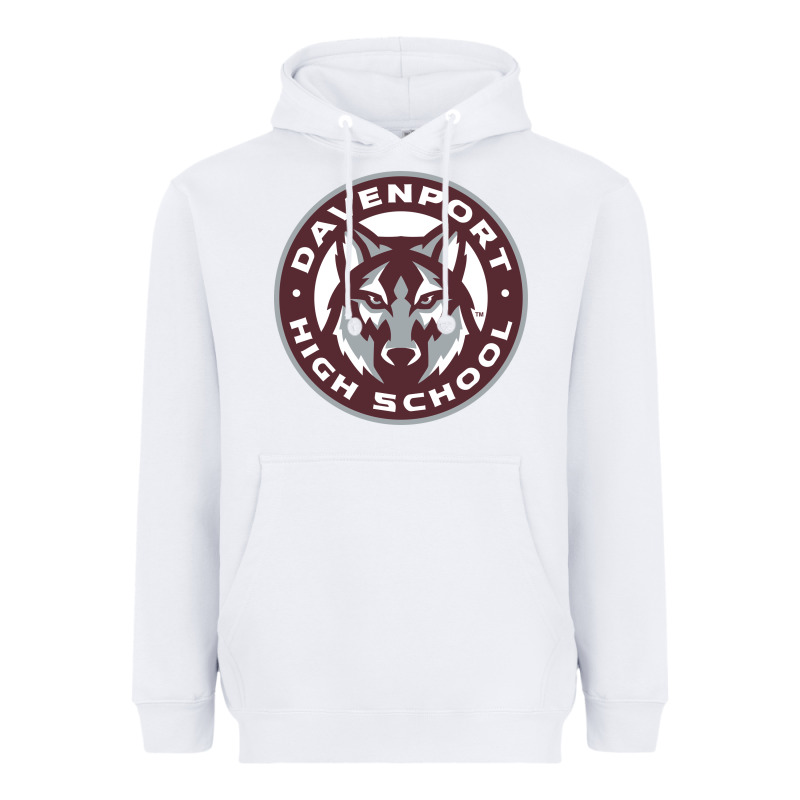 Davenport High School, Davenport Heavyweight Hoodie by linhVisuals | Teevron