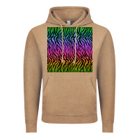 Tiger Glitter Seamless Pattern Vintage Hoodie | Teevron