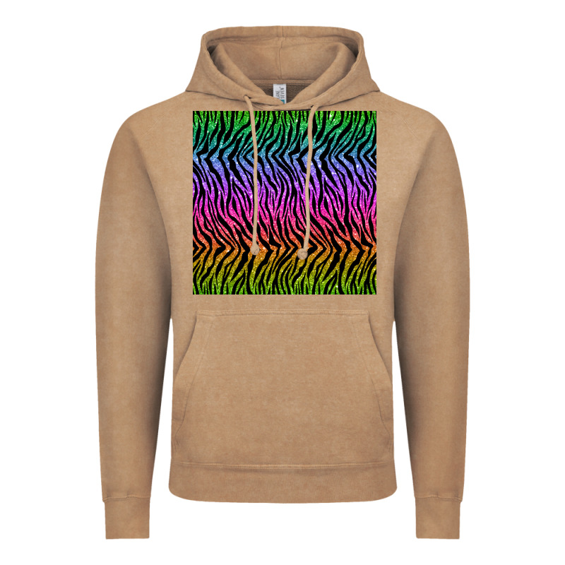 Tiger Glitter Seamless Pattern Vintage Hoodie by BundleAndBundleShop | Teevron