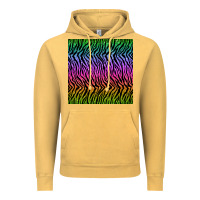 Vintage Mustard tiger glitter seamless pattern Vintage Hoodie - BundleAndBundleShop
