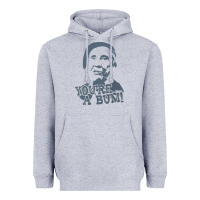 Heather Grey rocky Heavyweight Hoodie - linhVisuals