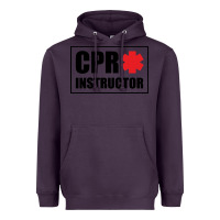 Plum cpr instructor Heavyweight Hoodie - linhVisuals