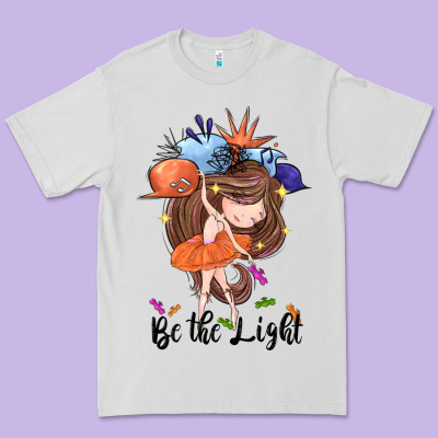 Be The Light Premium Tee Designed By Cowgirlartshop