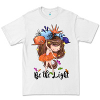 White Be the light Premium Tee - CowGirlArtShop