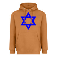 Meerkat star of david Heavyweight Hoodie - linhVisuals