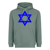 Sage star of david Heavyweight Hoodie - linhVisuals