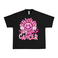 Hey Cancer Smiley Face Breast Cancer Urban Heavy Tee | Teevron
