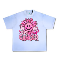 Grape Ice hey cancer smiley face breast cancer Urban Heavy Tee - RanaPortraitStore